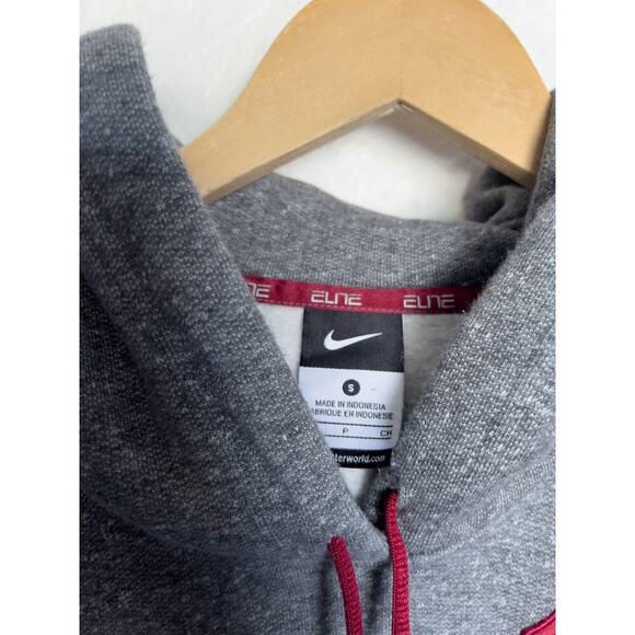 Stanford Nike Hoodie Mens Small Elite Grey Thick Embroidered Sweatshirt - Picture 8 of 8